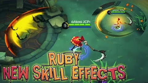 Ruby Old and New SKILL EFFECTS Comparison - Mobile Legends
