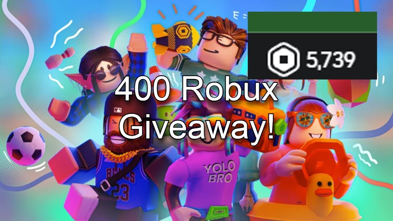 Ile Kosztuje 400 Robux W Roblox 400 Robux Giveaway! (Roblox) - YouTube