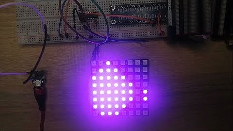 Control W2812B 8x8 Matrix LED Matrix/Neopixel with Raspberry Pi