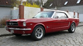 Mustang V 8 Cabrio 1965 Rot