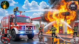 FireFighter Truck Rescue Simulator 3D - US Emergency 911 Ambulance Driving - Android GamePlay screenshot 5