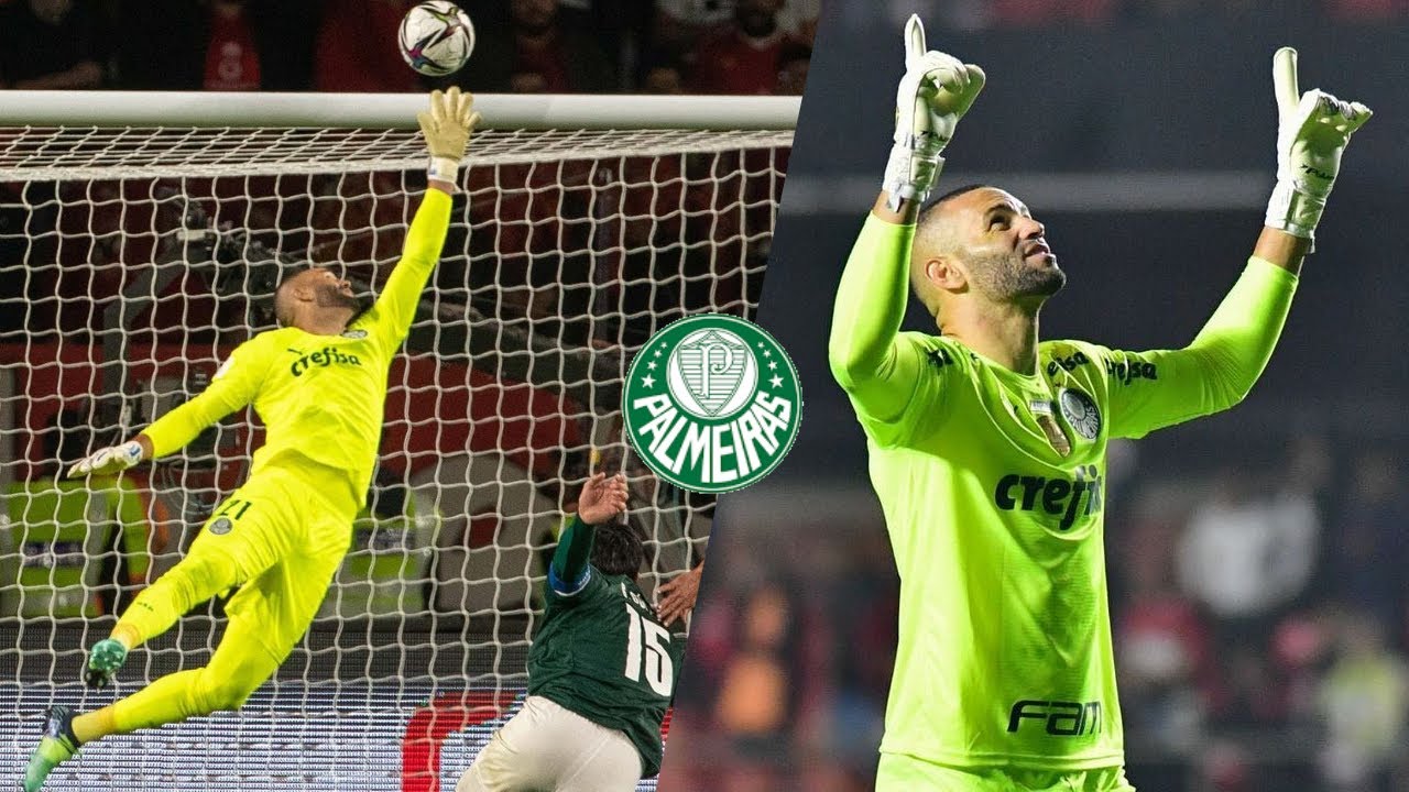 MELHORES DEFESAS DE WEVERTON PELO PALMEIRAS EM 2023 