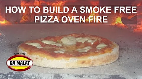 How to build a smoke free pizza oven fire