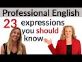 Learn Professional English Expressions For Fluent English