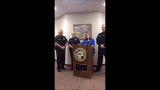 Press conference about Watertown, NY cocaine, MDMA bust
