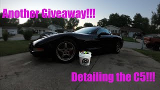 ***GIVEAWAY ALERT*** My Corvette got a Chemical Guys detailing in our driveway!!!