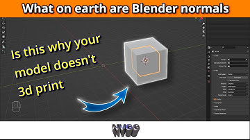 Blender: What are normals and why are they important for 3d printing