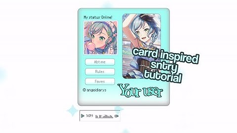 Carrd inspired sentry © angeidiarys | sntry cc builder tutorial