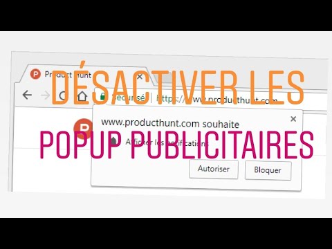 Vidéo: Comment Supprimer Les Pop-ups Du Navigateur