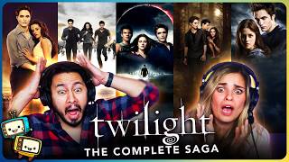 THE TWILIGHT SAGA Compilation Movie Reaction! | All TWILIGHT Movie Reactions w/ Jaby & Kristen!