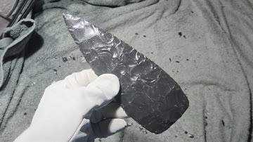 1951 - Part 2/2 - Large Dacite Blade Challenge #flintknapping