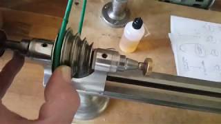 Using a watchmaker's lathe counter-shaft