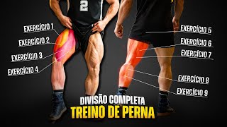 Duvida exercícios para Acertar ficha treino PERNAS - Treinamento