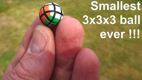 *NEW* Smallest 3x3x3 Ball Puzzle ever (by Tony Fisher)