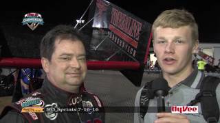 Knoxville Raceway 305 Sprint Car Highlights