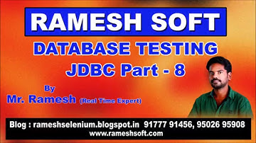MYSQL DATABASE COMMANDS BY RAMESH SOFT Part 8