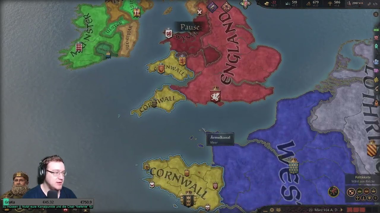 Crusader Kings III #14-3 - England fällt, brennt und bröselt.