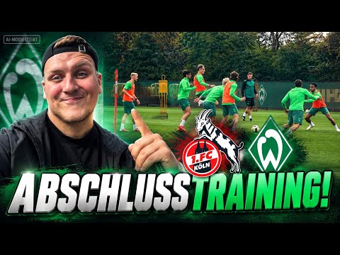 WEISER JOINS IN ON EVERYTHING! 👀 | My impressions from Werder's final training session before Köln!🔥