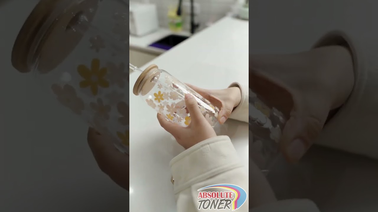 UV DTF Is The Easiest Way to Decorate Glass Tumblers - Absolute Toner 