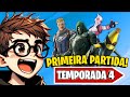 MINHA PRIMEIRA PARTIDA ÉPICA na Nova Temporada 4 da Marvel no Fortnite!