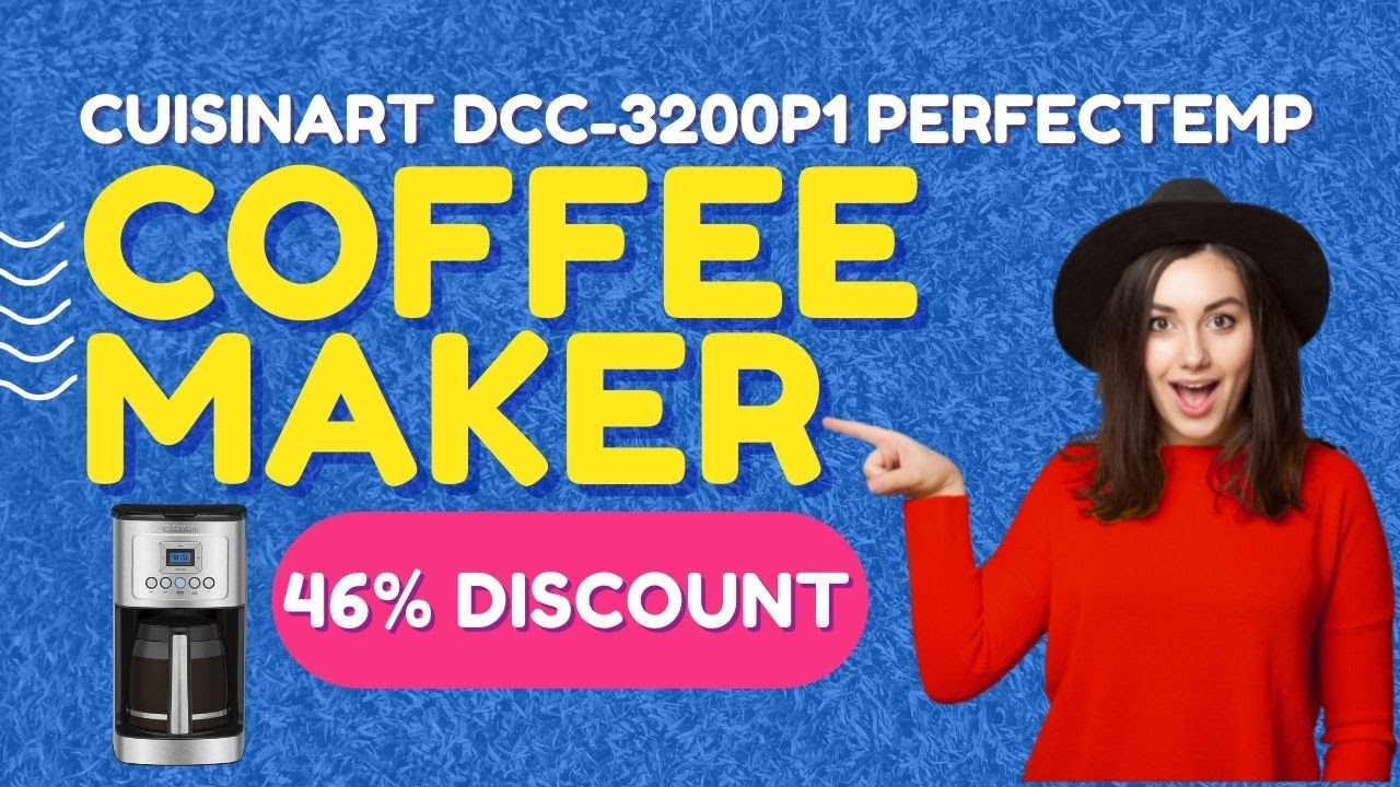 Cuisinart DCC 3200P1 Perfectemp Coffee Maker, 14 Cup & Glass Carafe