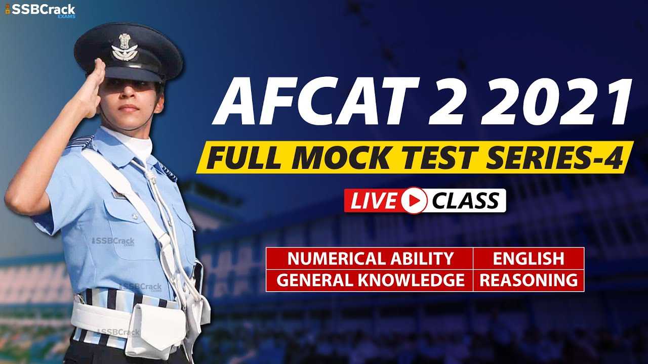 AFCAT 2 2021 Full Mock Test 4 | Most Expected Questions | Fully Solved | Maths GK English Reasoning