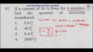 Tneb Ae Electrical Previous Year Question Papers 2018 Part 01