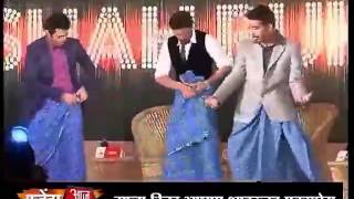 Agenda Aaj Tak 2013: SRK's Lungi Dance with Rj Lucky \& Aparshakti