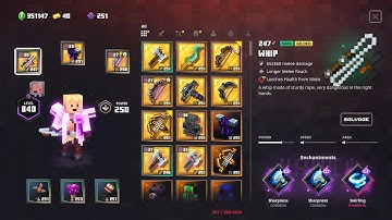 Minecraft Dungeons Castlevania Build Apoc+25 Desert Temple