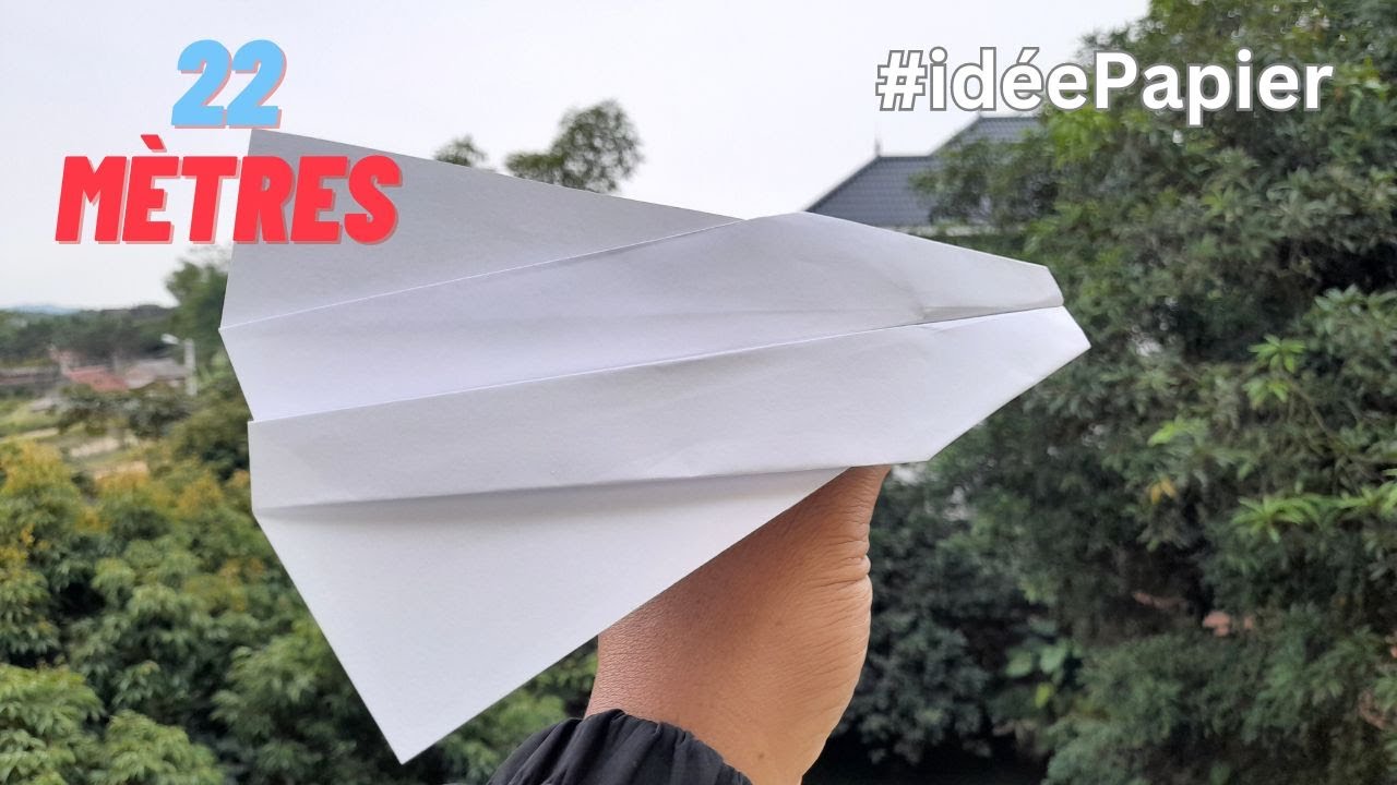 Origami Avion Qui Vole Longtemps - avion en papier - Idée Papier - YouTube