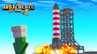I built a A̶L̶M̶O̶S̶T̶ REALISTIC ROCKET in Create Mod! Just Create 2: Ep8