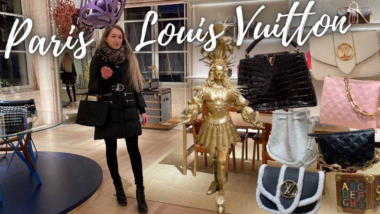 PARIS Louis Vuitton Luxury Shopping Vlog → Full Store Tour