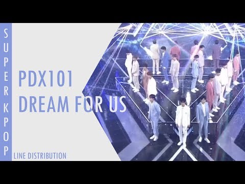 |Produce X 101| Dream For You [꿈을 꾼다] // Line Distribution