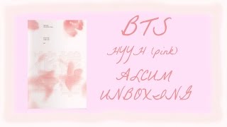 BTS HYYH pt.1 (pink) Album Unboxing