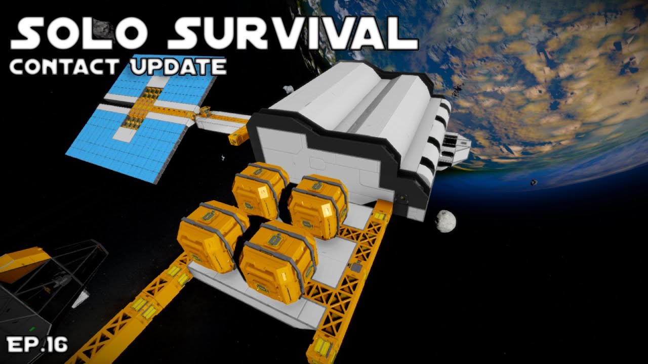 Space Engineers - Solo Survival Contact Ep. 16 - YouTube