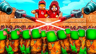 Aku Bina Kubu Pertahanan Daripada Serangan Zombi! (Roblox Malaysia)