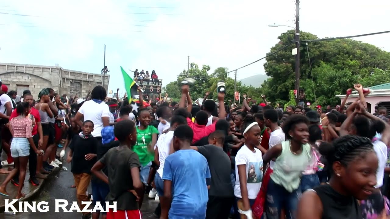 Wet Down at East Basseterre Festival J'ouvert 2022