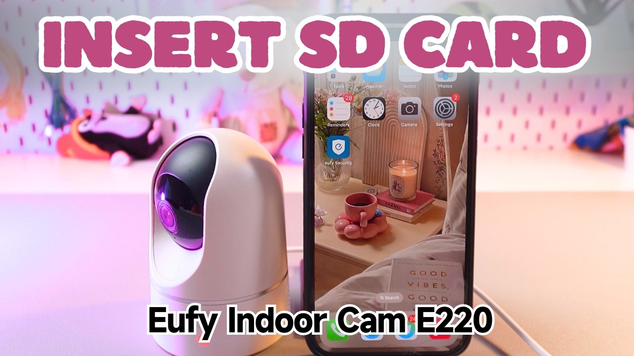 How to Insert a Micro SD Card into the Eufy Indoor Cam (E220) 2K Pan ...