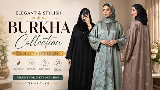 These Are very beautiful combo of Burkha With Scarf Hijab  screenshot 1