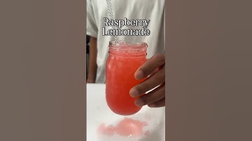 Ultimate Refreshment: Homemade Raspberry Lemonade Recipe | Easy DIY Summer Drink #Shorts