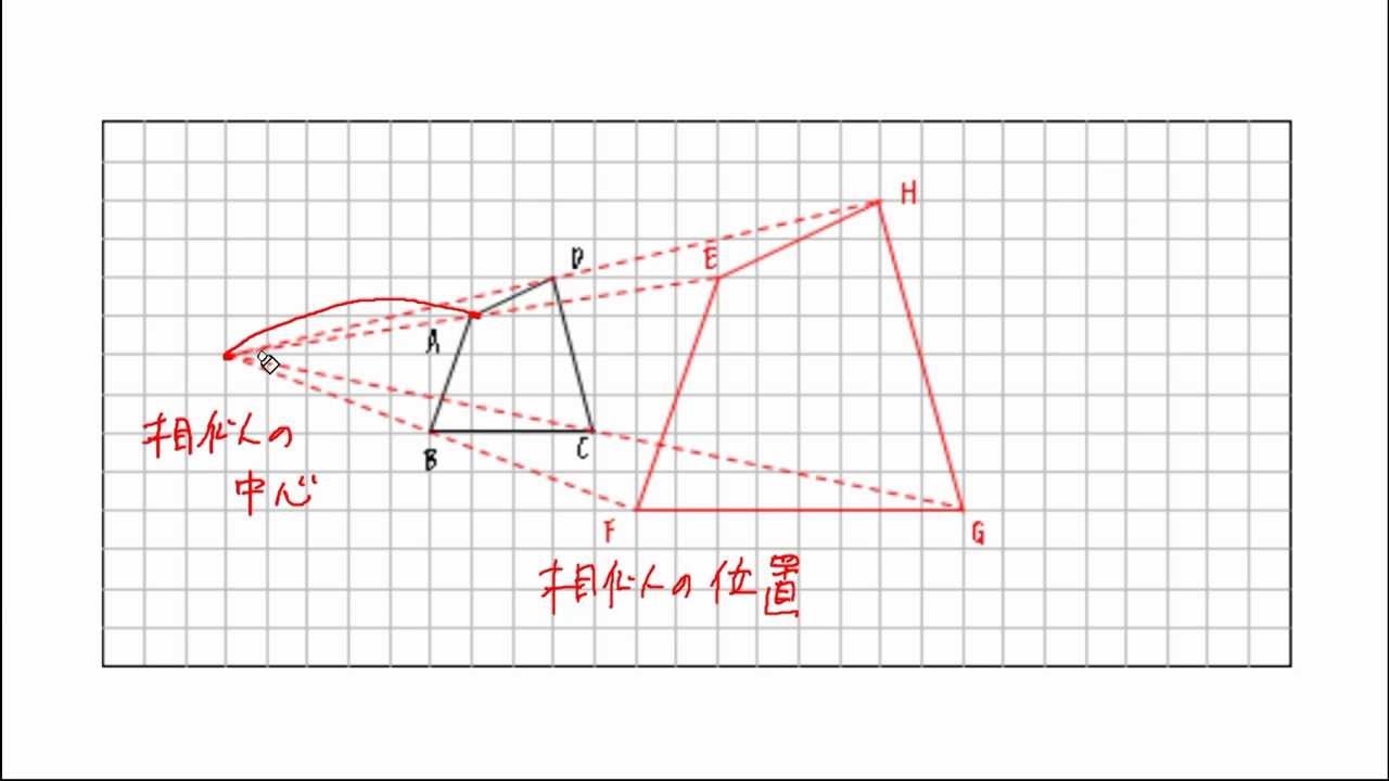 相似 な 図形 書き方