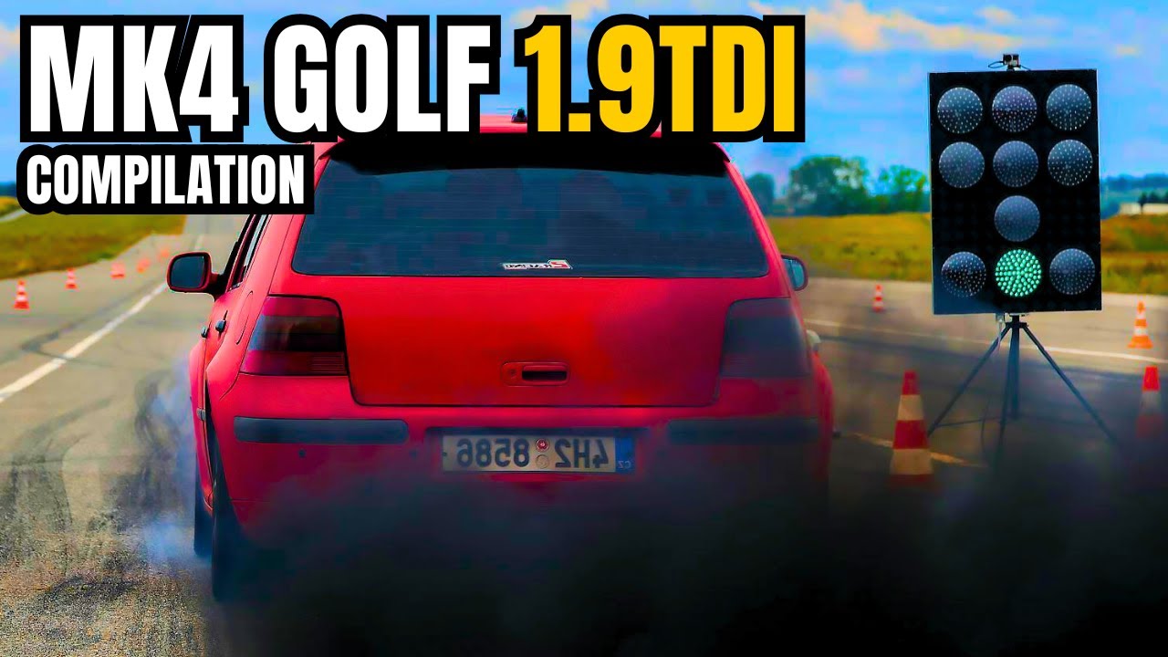 VW MK4 GOLF 1.9 TDI Compilation - INSANE Exhaust Sounds, HARDCUT, FLAMES, STRAIGHT PIPE & More..
