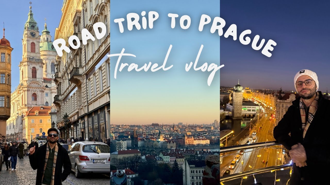 Driving from Germany to Prague 🚗 | Old Town & Astronomical Clock Vlog