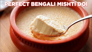 Perfect Bengali Mishti Doi Sweet Yogurt Recipe