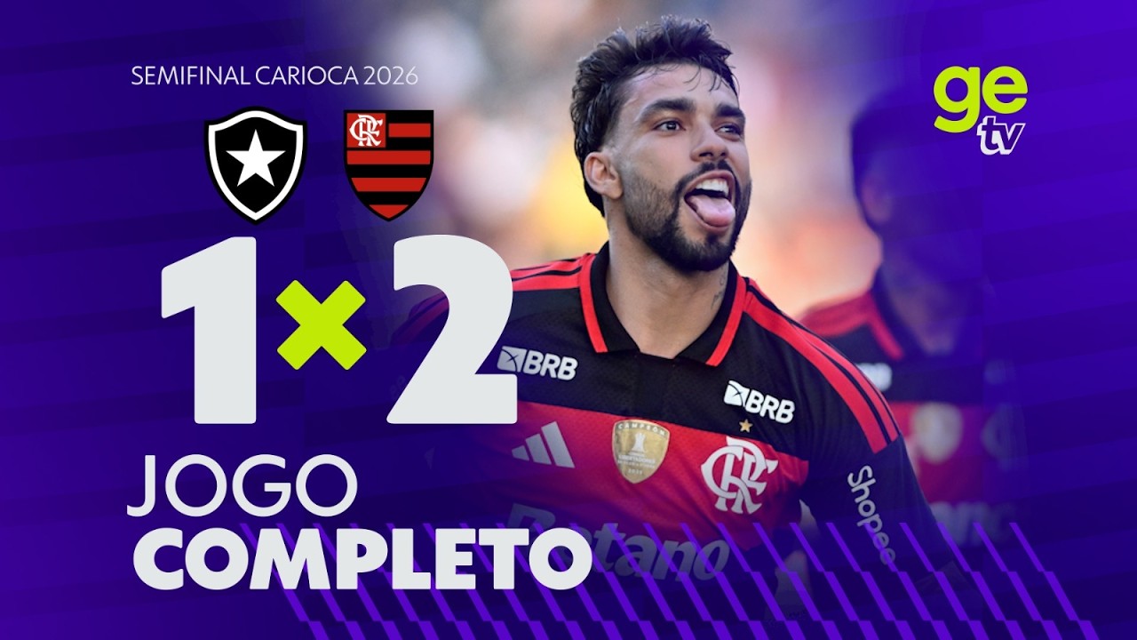 JOGO COMPLETO: BOTAFOGO X FLAMENGO | CAMPEONATO CARIOCA | ge tv
