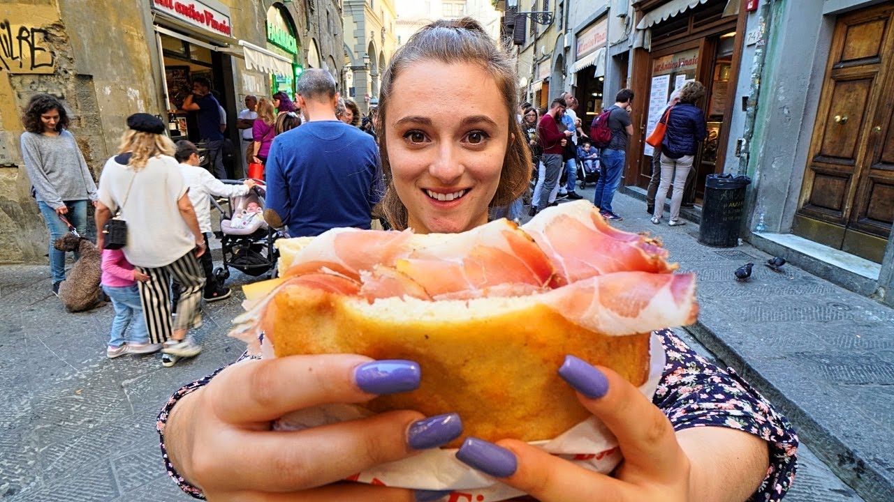 Florence's Famous Sandwich Street Food All'Antico Vinaio