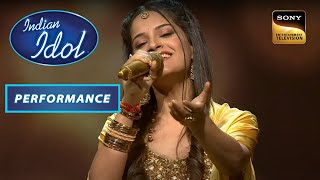 Indian Idol S13 | Senjuti की 'Teri Umeed Tera Intezar' Song पर एक Lyrical Performance | Performance