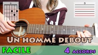 Un homme debout - Claudio Capéo (Cours de Guitare) | Tutoriel pour les Nuls chords