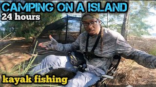 24 Hours Island Camping & Kayak Fishing