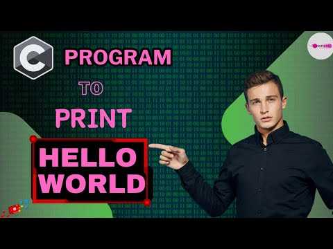 C Program To Print "Hello World" Program || Basic C Program || First C Program